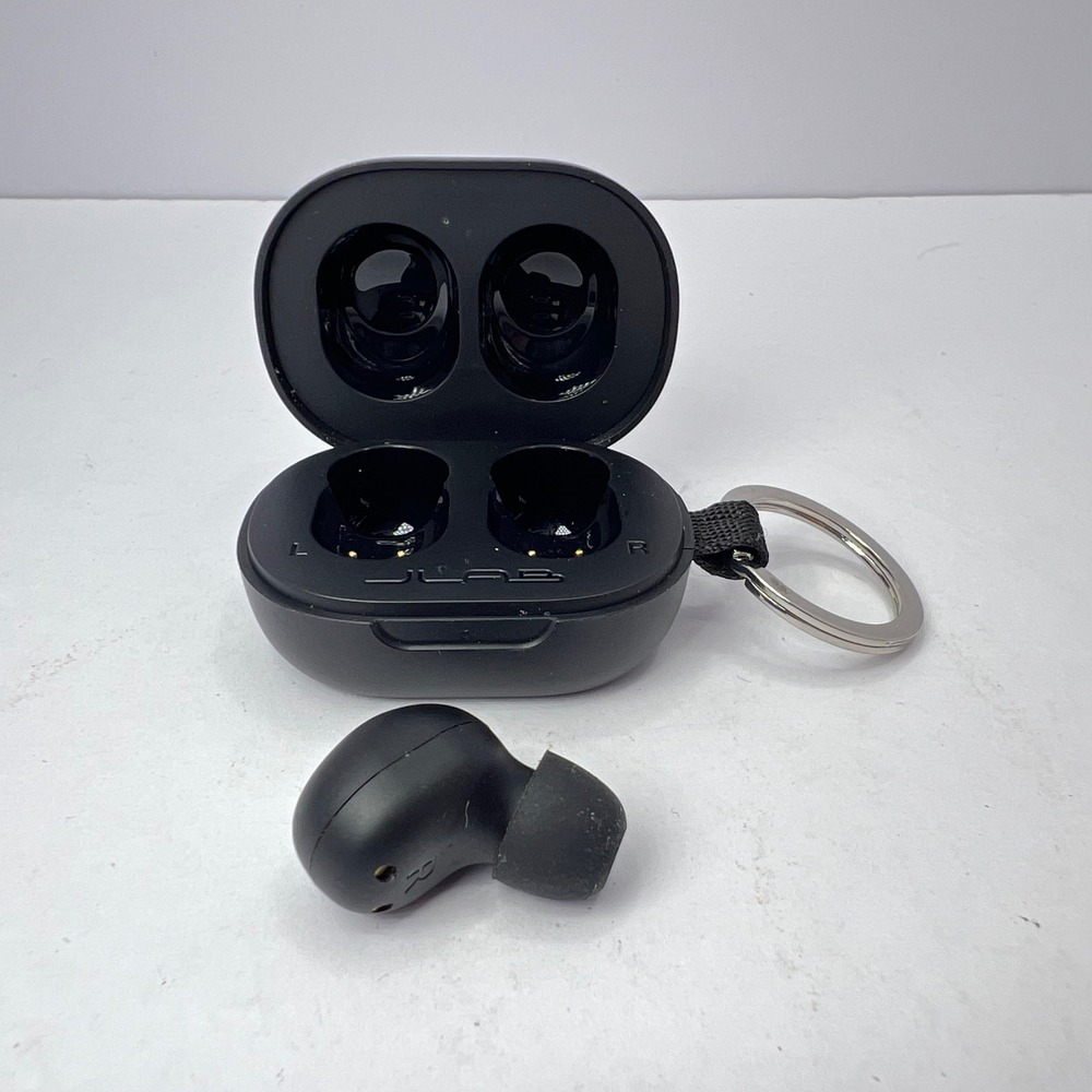 JLab Black JBuds Mini True Wireless Earbuds One Earbud Missing Case Included